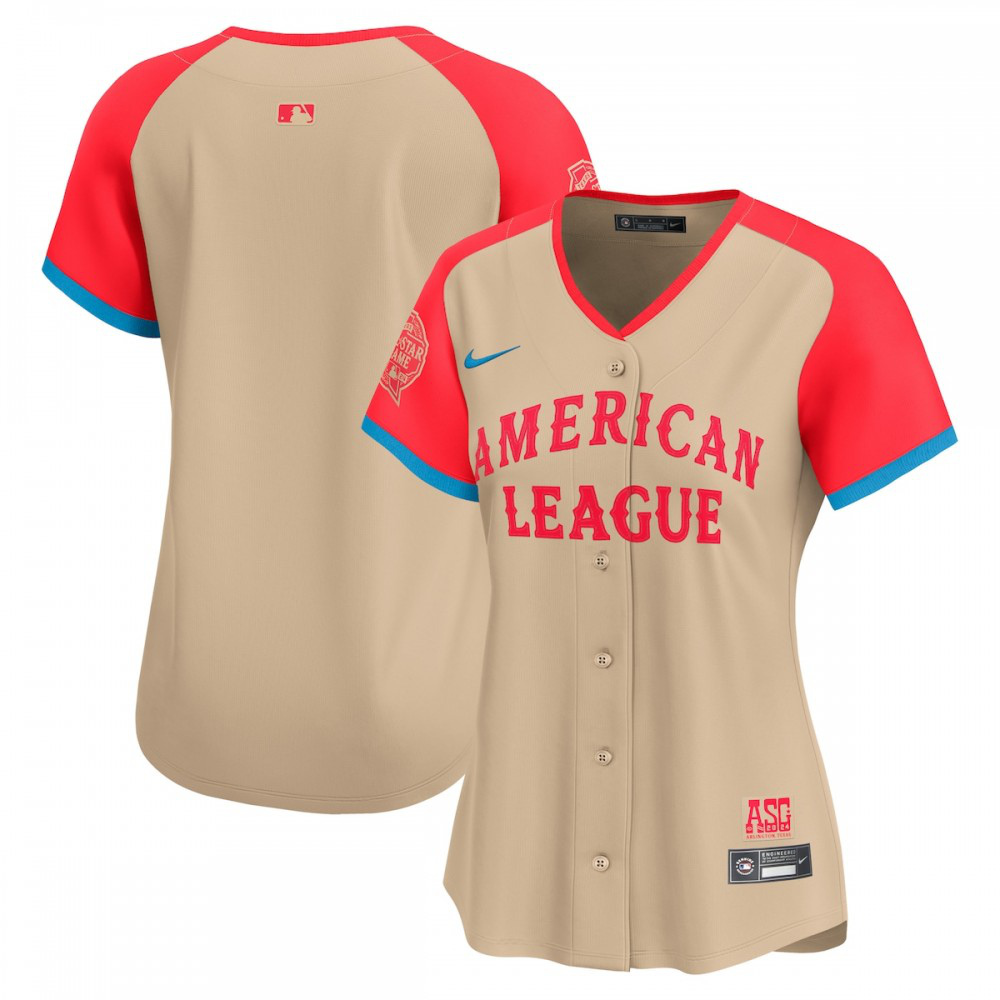 American League Women's 2024 MLB All-Star Game Limited Jersey - Cream-Pro Kit Vault | Brand New 26/27 Sports Jerseys